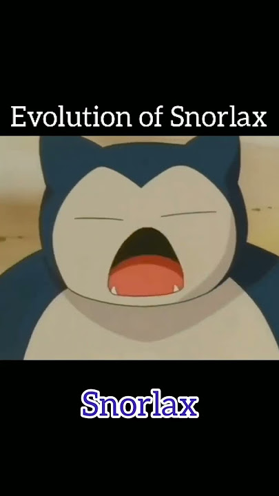 #Evolution of Snorlax in Pokèmon series#pikachu#pokemon#pokemonunite