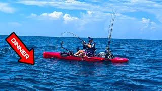 Kayaking 3 MILES OFFSHORE for My DINNER!