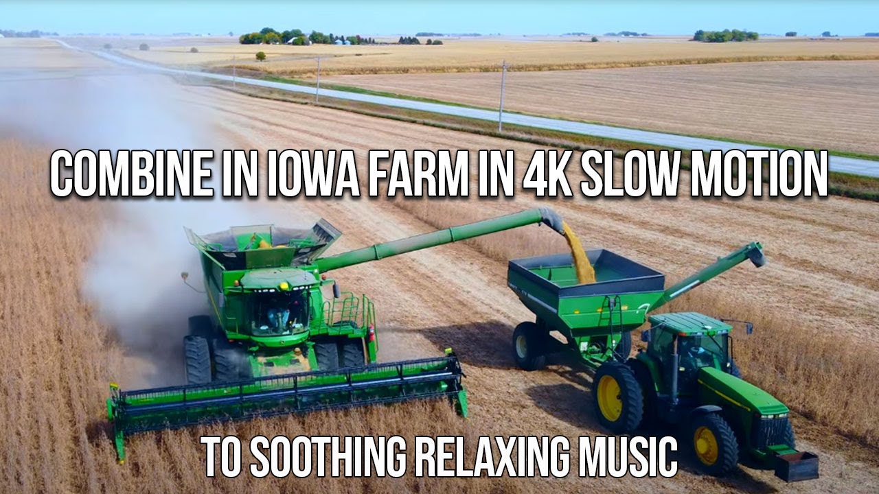 Mesmerizing 4K Drone Footage of an Iowa Combine - Perfect for ...