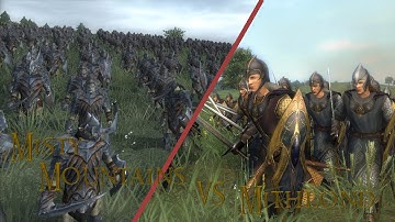 Misty Mountains VS Mithlond - The Third Age Total War - Divide and Conquer