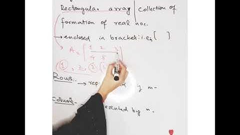 Maths 9th class (sci) Ch#1 intro def. Matrix Rows and Columns in a matrix .Order or Size of a matrix