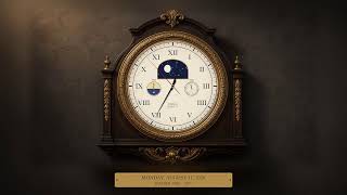 Grandfather Clock Live 🕰 Real-Time Clock with Soft Piano & Westminster Chimes | Eastern Time screenshot 1