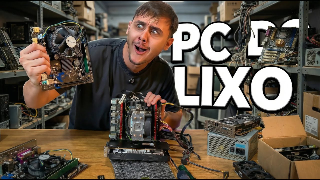 Montando Pc com peças antigas do estoque 🗑️