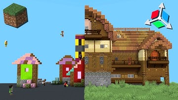 10 Minecraft Builders vs. Axiom