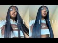 Talk-Through Install, Cut, &amp; Styling of 30 Inch Brazilian Straight Hair 🤎 | Ft. CurlyMe Hair