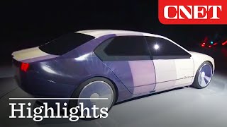 Watch BMW Dee Concept Car Change Multiple Colors and Patterns