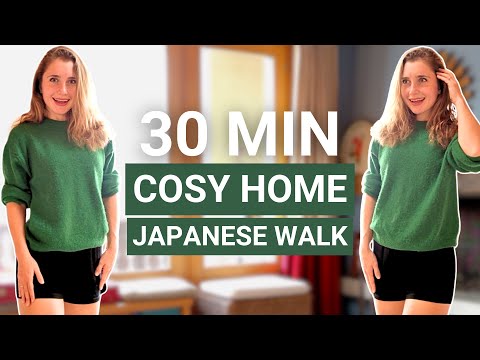 30 MIN 3x3 JAPANESE WALK 3700 Steps Beginner Walking Workout No Jumps No Equipment At Home
