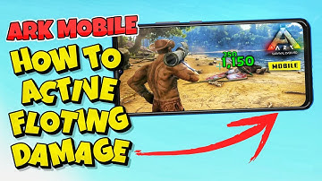 How To Enable Floating Damage Text In ARK Mobile Revamp The Island 🔥🔥 : ARK Ultimate Mobile Edition