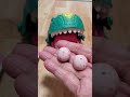 DINOSAUR DENTIST EAT CHOCOLATE #asmr #trending #shorts