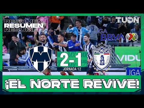 Resumen y goles - Monterrey vs Pachuca | Liga MX - Jornada 12 Apertura 2026 | TUDN