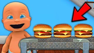 Baby Plays FOOD Tycoon!
