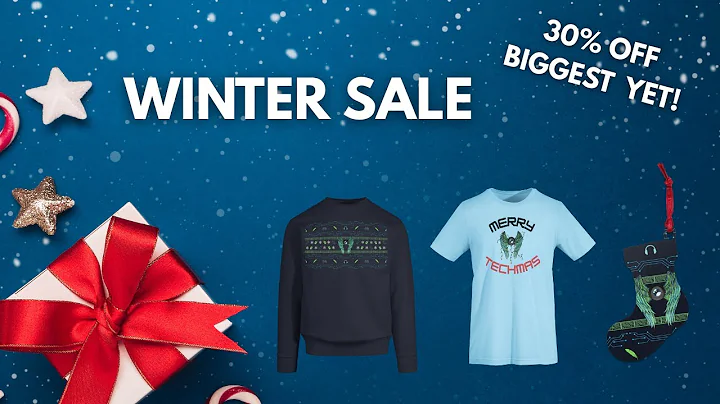 Our Biggest Winter Sale EVER! Up to 30% Off Cozy Holiday Merch! ❄️