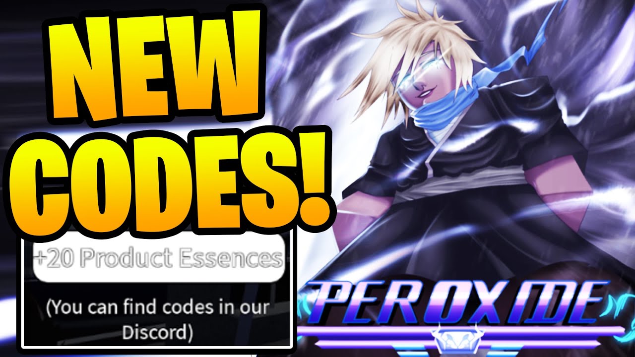 Peroxide Codes Wiki: Free Product Essence [December 2023] - MrGuider