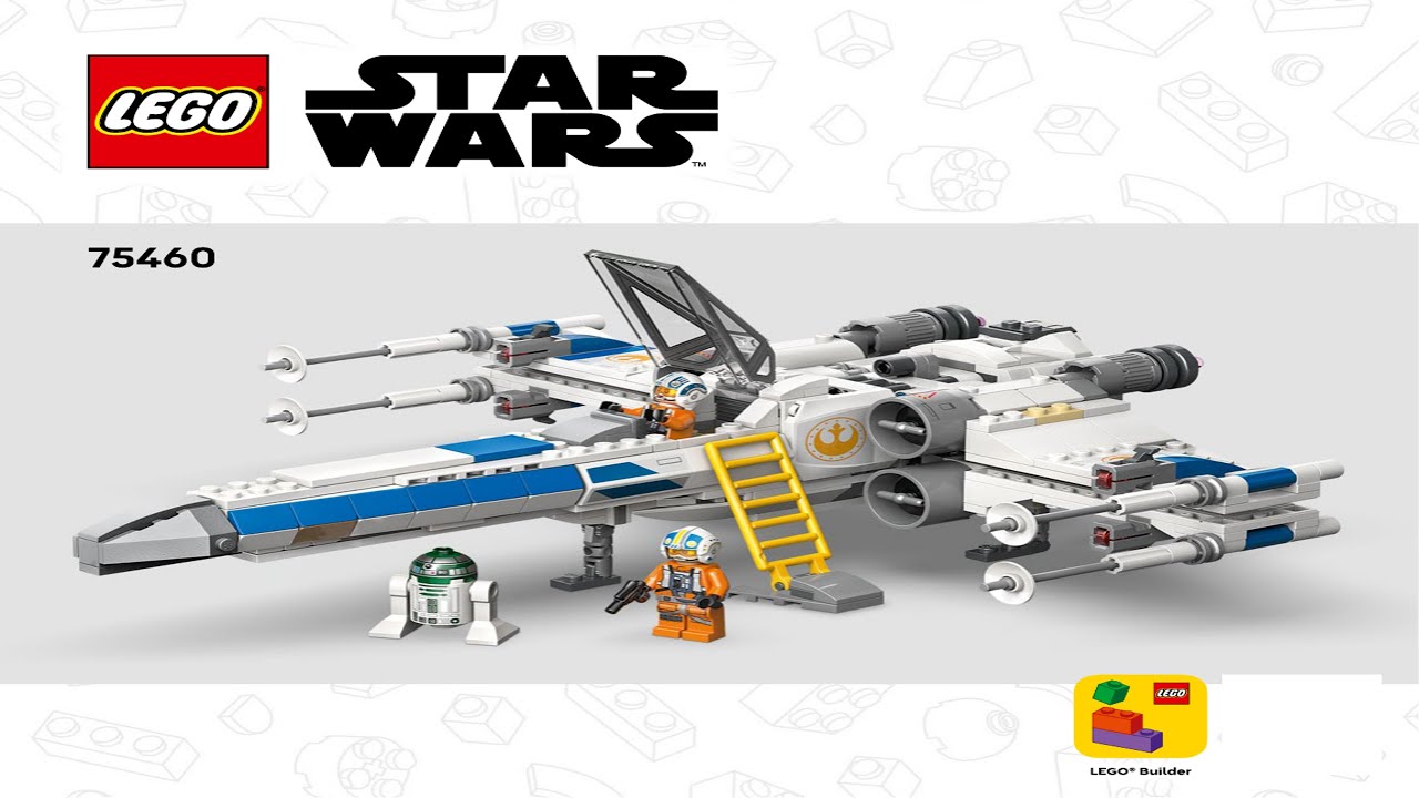 Star Wars - New Republic X-wing Starfighter - The Mandalorian and Grogu LEGO instructions