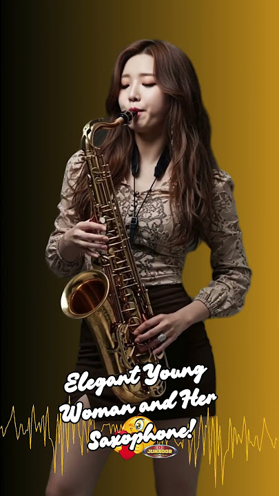 Elegant Young Womann and her Saxophone #junadormusicchannel  #saxophone #biblestories #play