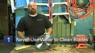 How to Clean Circular Saw Blades