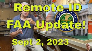 Remote ID FAA Update Sept 2, 2023