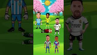 Who Will Find Junior S Head Ronaldo Vs Messi Vs Speed Vs Mbapp Vs Neymar cartoon ronaldo