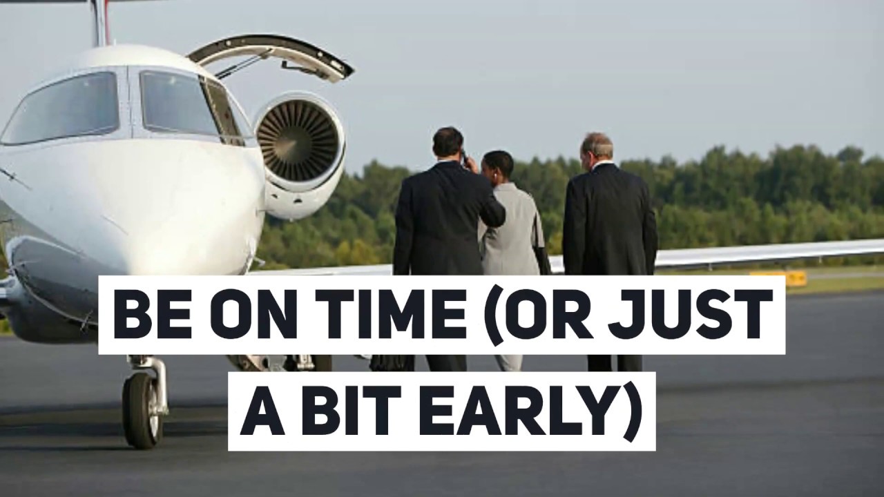 Etiquette Tips for a Private Flight