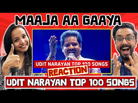 Top 100 Songs Of Udit Narayan Reaction | Random 100 Hit Songs Of Udit Narayan