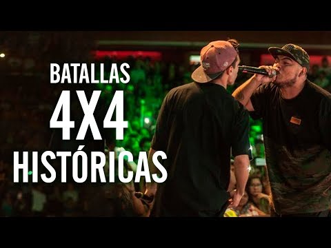 BATALLAS 4X4 que MARCARON la HISTORIA del FREESTYLE | Batallas De Gallos Rap