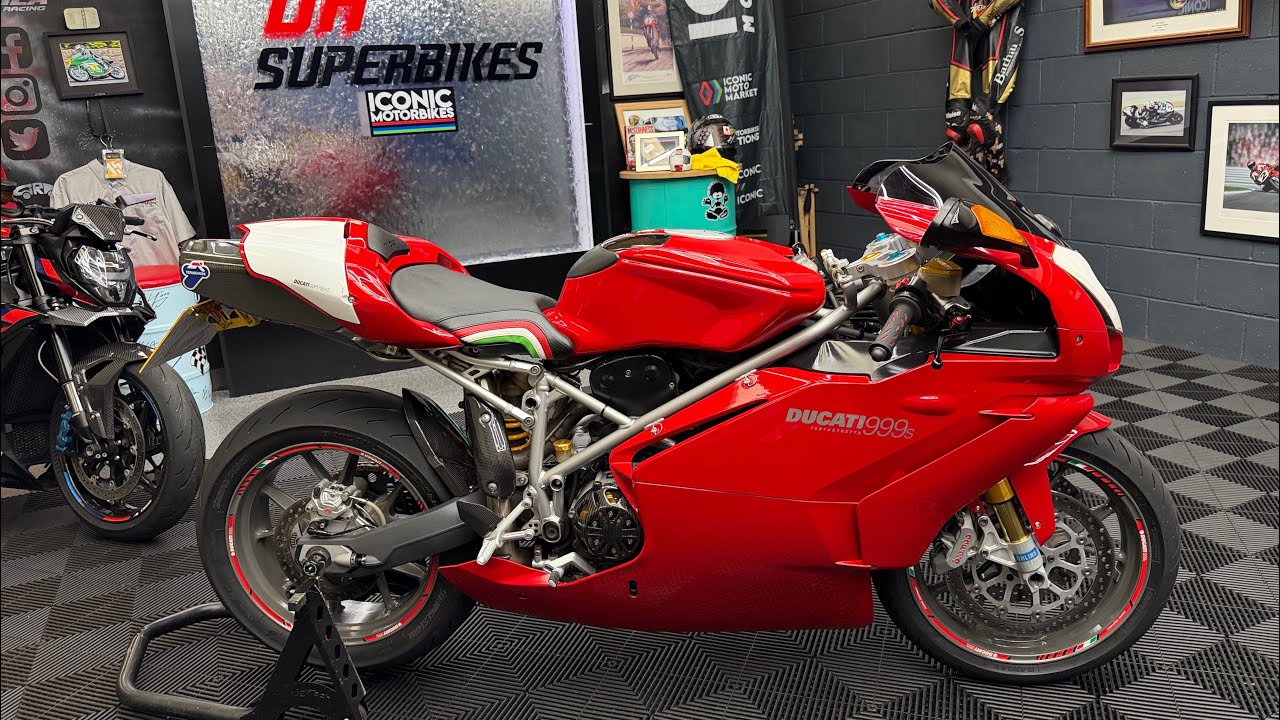2004 04 Ducati 999S Mono 22K Miles Termignoni Ohlins Carbon FSH