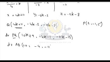 Find Foot of Perpendicular from Point to Line in 3D | Class 12 Maths 2025 (Tamil) | Jupiter Academy