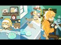 Awaiting HoYoFair: A Moment of Respite｜Genshin Impact Loop Animation