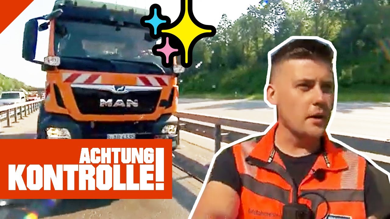 PREMIERENFAHRT! Neue Kehrmaschine muss sich beweisen! |1/2| Kabel Eins | Achtung Kontrolle