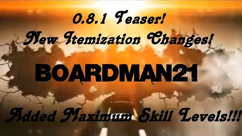 First Teaser For Patch 0.8.1 Last Epoch. ADDED MAX SKILL LEVELS!