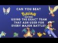 Can You Beat Pokémon Yellow Using the Exact Team That Ash Used For Every Major Battle?