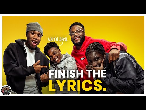 CAN HE ACTUALLY SING? Finish The Lyrics Challenge FT @superstarjani