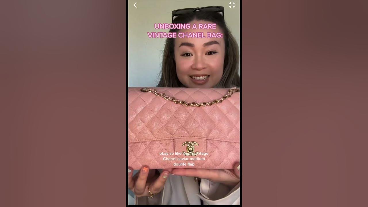 I Found a RARE Vintage Chanel Bag💗UNBOXING #designerbags #unboxing  #vintagebags #luxuryhaul 