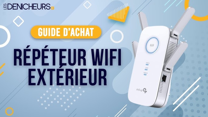 2 répéteurs wifi connectés 300 Mbps WLR-100.app avec antenne orientable -  7Links