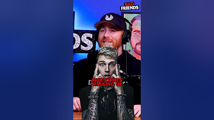 Andrew Pukes on MGK