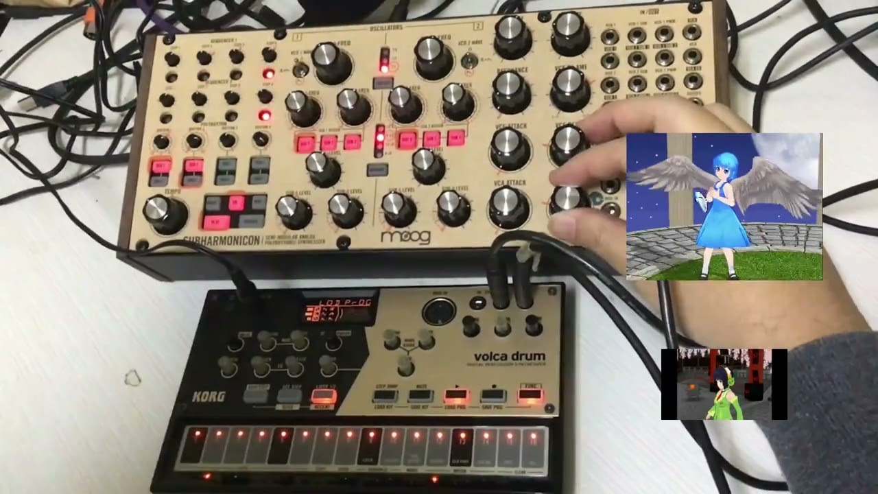 subharmonicon #2 volca drum