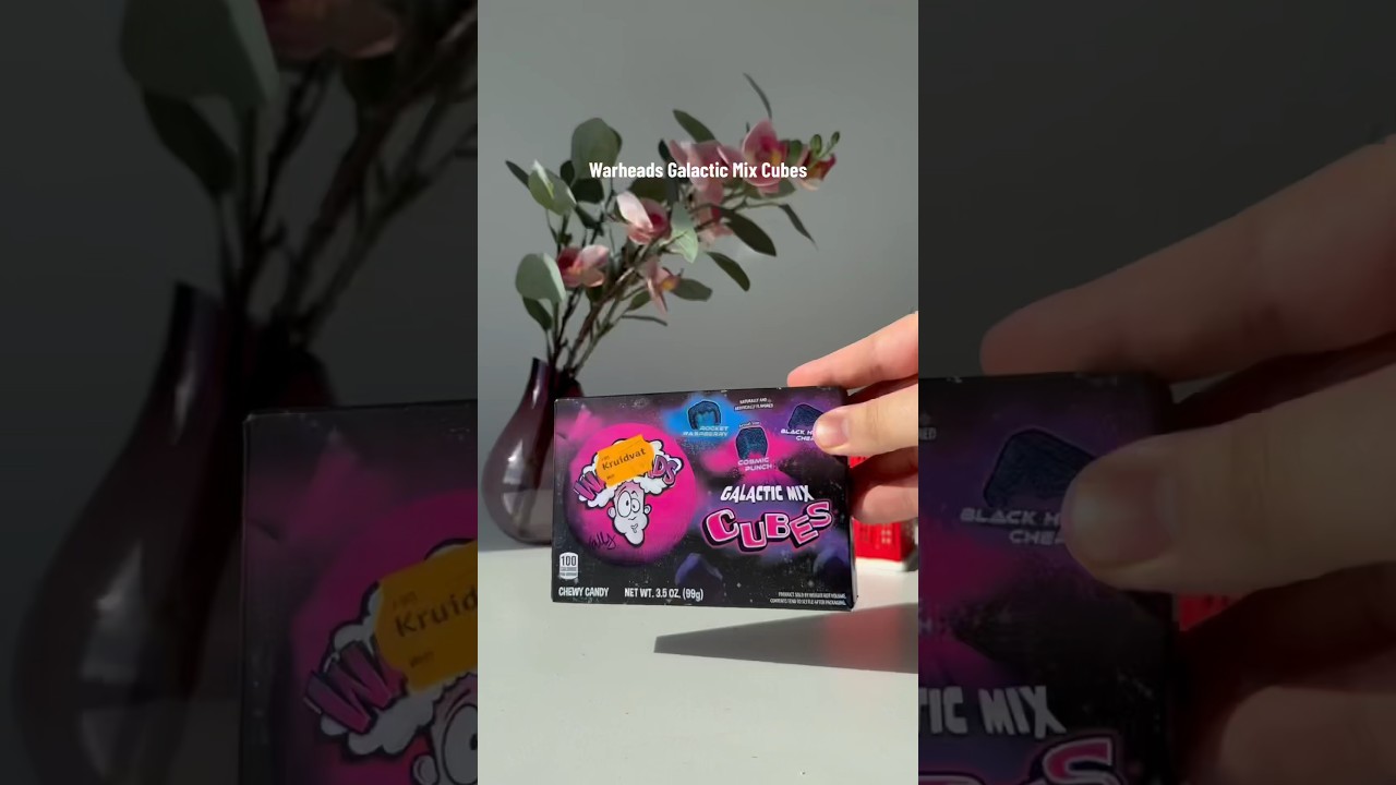 Warheads Candy! Warheads Galactic Cubes Mix. Colorful & Fun. It Has 3 Flavors!