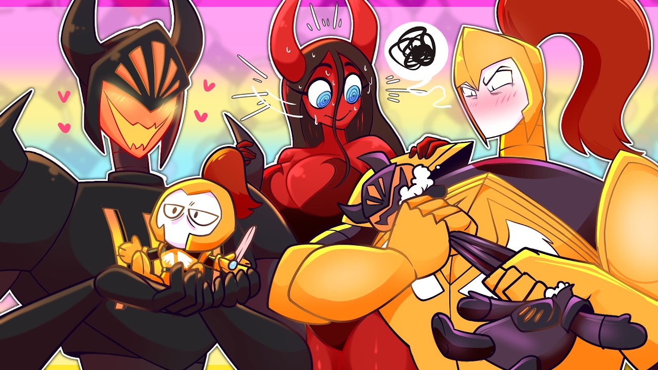Demon Gf & Powers X Luvart's EPIC Plush Battle | Bug Enthusiast comic dub