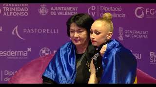 Viktoriia Onopriienko Clubs Final 33,550 BRONZE - World Championships Valencia 2023