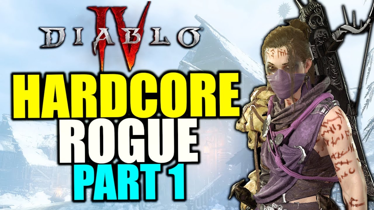 🔴 Diablo 4 Live - HARDCORE Rogue - Part 1 Live - YouTube