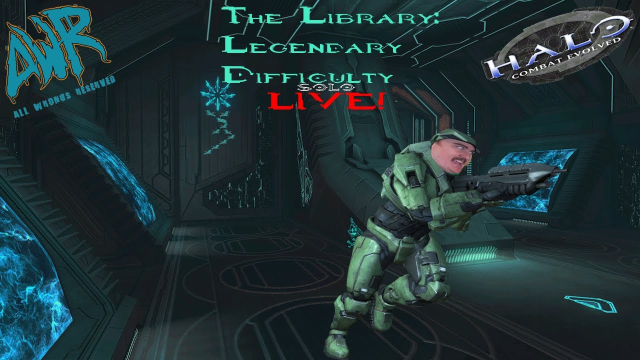 Average guy Vs halo CE the library LEGENDARY *yikes* - YouTube