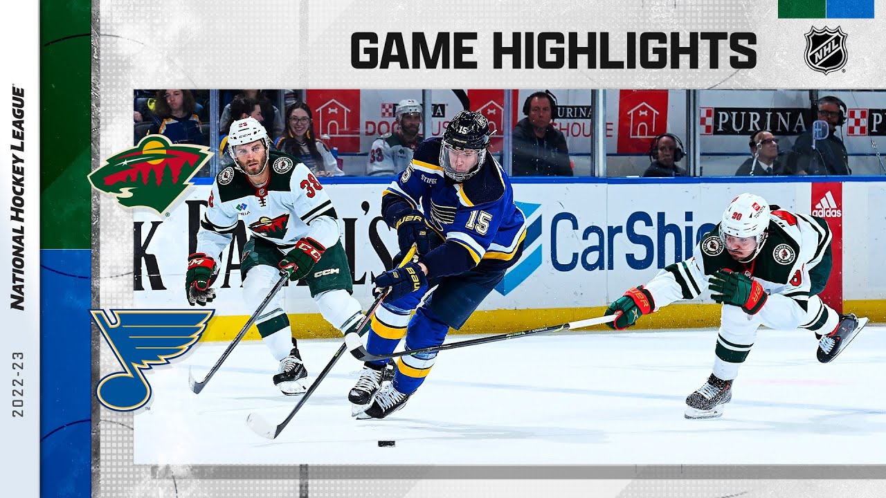 Wild Blues 3/15 NHL Highlights 2023