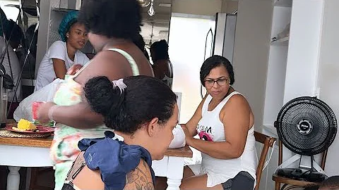 Franklin leva sua irm tessia e sua famlia pra sua ...