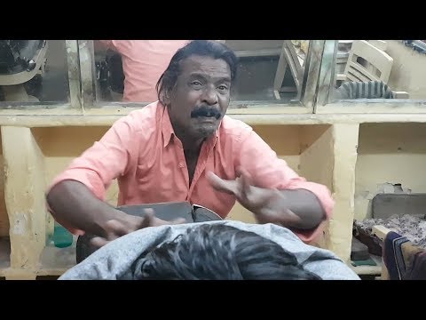 Baba Sen the Cosmic Barber relaxing head massage