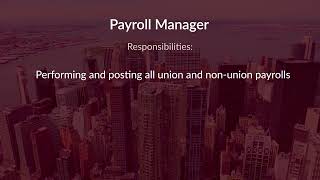 Explore Available Payroll Manager Jobs: Responsibilities, Qualifications, and Opportunities!