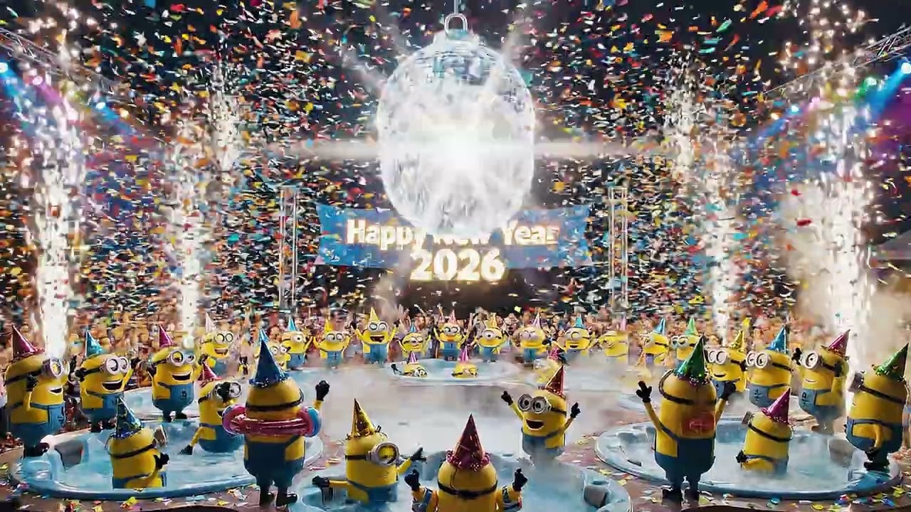 New Year Minions Dance 2