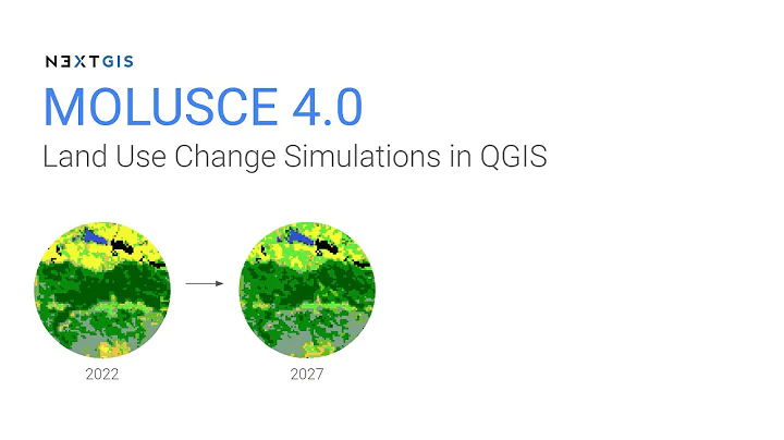 MOLUSCE 4 — LULC change detection and prediction with free QGIS tool. Land Use Change Simulations
