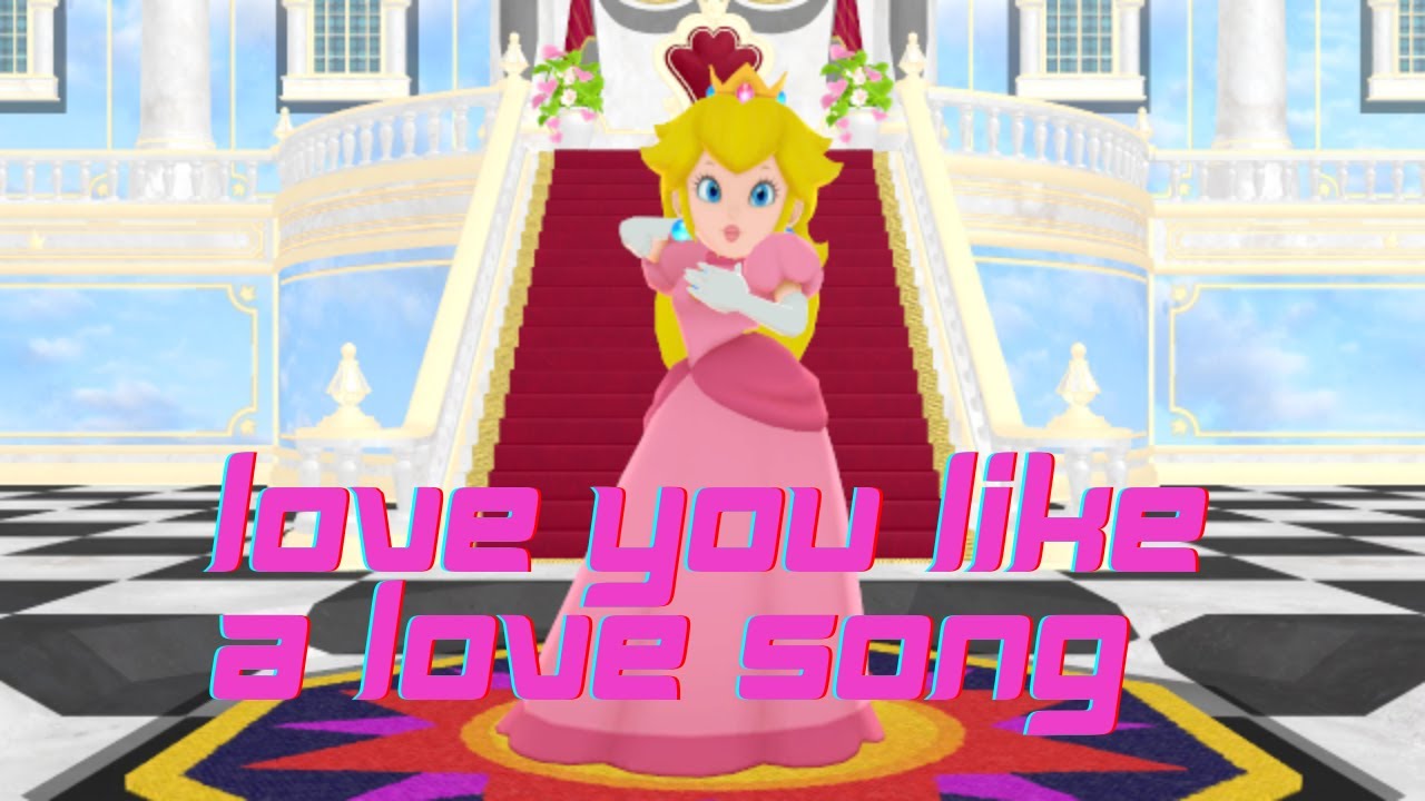 💖(MMDXMARIO) Princess Peach dance's to - Love You Like A Love Song💖