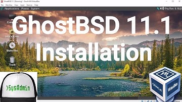 GhostBSD 11.1 Installation + Overview on Oracle VirtualBox [2017]