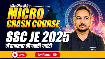 17-SSC JE CBT-01 | Electrical Micro Crash Course | Electrical Machine by Raman Sir